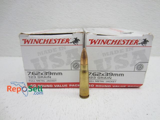 Lot 31-5303 - (50) Rnds 7.62x39 123gr