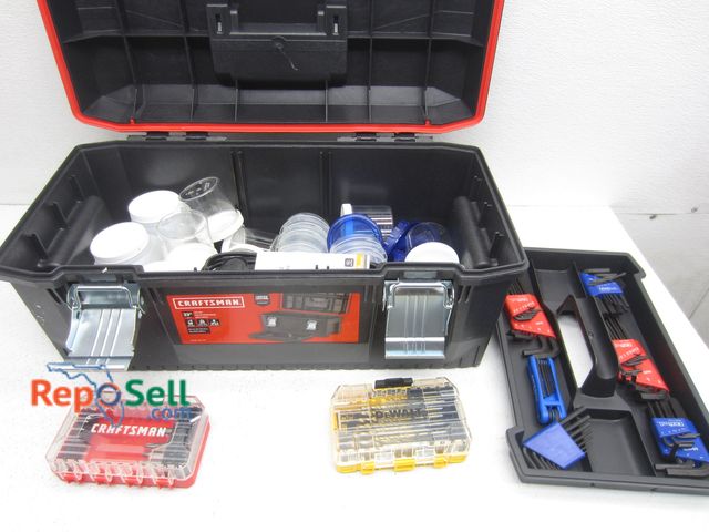 Lot 31-1481 - Craftsman Black Tool Box and Hand Tools