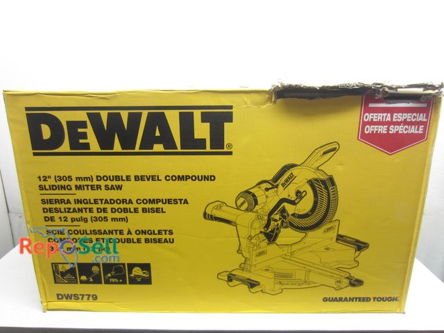 Lot 31-2318 - New DeWalt Double Bevel Compound Sliding Miter Saw #D5779