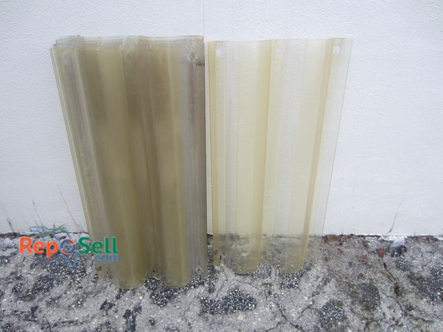 Lot 31-1104 - (10) 29" Transparent/Clear Storm Shutters