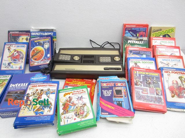 Lot 31-2369 - Mattel Electronics Intellivision with (20) Games