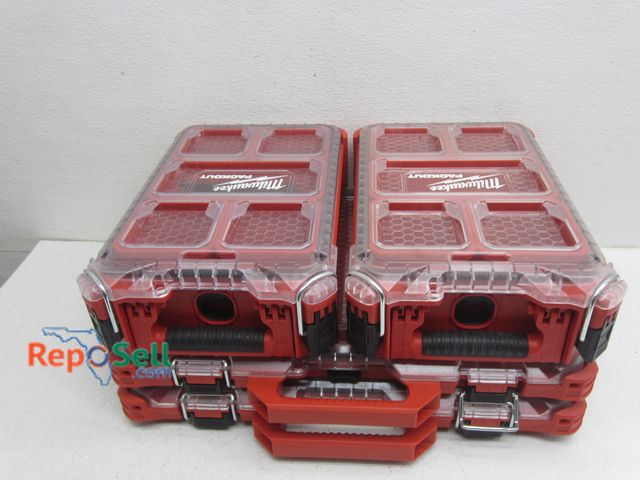 Lot 31-1457 - (4) New Milwaukee Packout Organizers