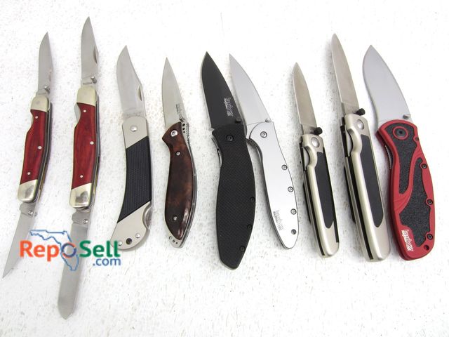 Lot 31-5147 - (9) Kirshaw Pocket Knives
