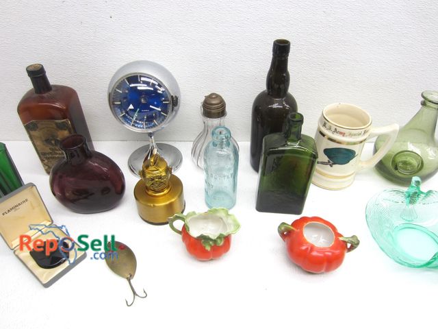 Lot 31-7267 - Vintage Collectables: (2) Lighters, Glassware, Special Forces Mug etc