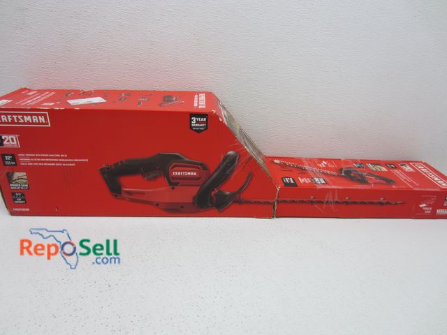 Lot 31-2156 - Craftsman 20V 22" Hedge Trimmer w/Power Saw - TOOL ONLY, #CMCHTS820B