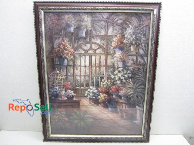 Lot 31-1230 - Framed Print By Bjorkland 26"x32", Appears Original