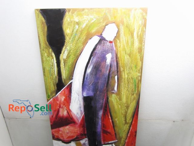 Lot 31-2342 - Signed Stretched Giclee Hand Embellished - 72" x 30"