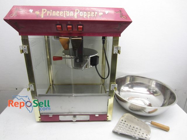 Lot 31-5184 - Princeton Popcorn Machine with Large Bowl - Powers On - 21" x 15 x 25