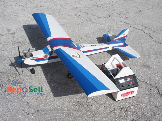 Lot 31-6192 - Super Frontier RC Airplane With Remote And Acces, 64" Wingspan