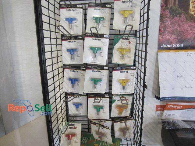 Lot 31-1238 - (34) A.S.M. Rental Zip Spray Paint Nozzles - Rack Not Included