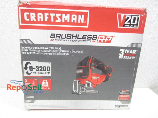 Lot 31-4323 - New Craftsman Variable Speed Jig Saw #CMCS650B - Tool Only