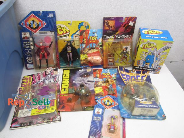 Lot 31-8363 - Collectible Toys: The Tick, Captain Simian, Spawn, Reboot, etc.
