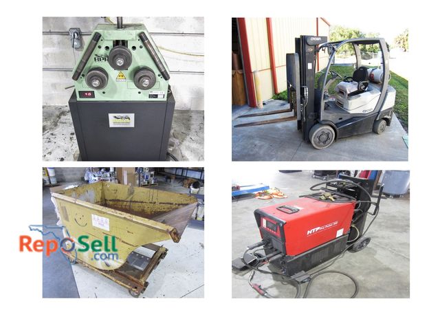 Welding & Custom Cabinet Equip Auction Jan 13th Inspect 1/12 9:30-12:30*Pick-UP @ Zip Drive