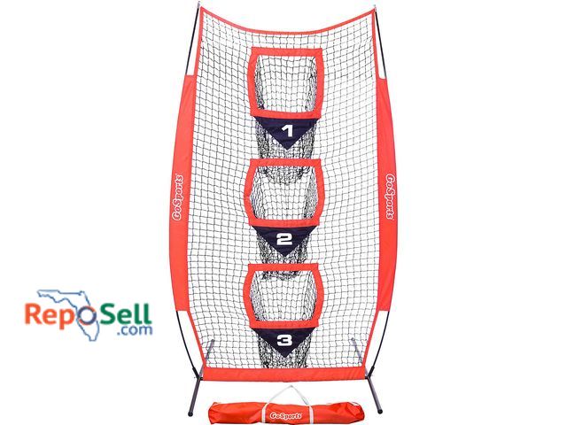 Lot 31-5384 - (2) Sports Training Nets: GoSports 8'x4' Football Target Net &amp; Champro Training Net