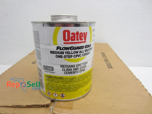 Lot 31-8542 - (12) Cans Oatey Flowguard Gold CPVC Cement