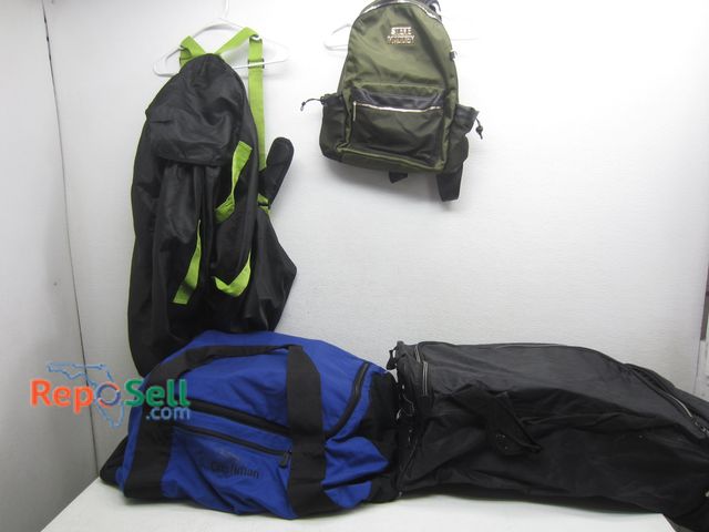 Lot 31-8158 - (2) Duffle Bags (1 With Wheels) And (2) Backpacks