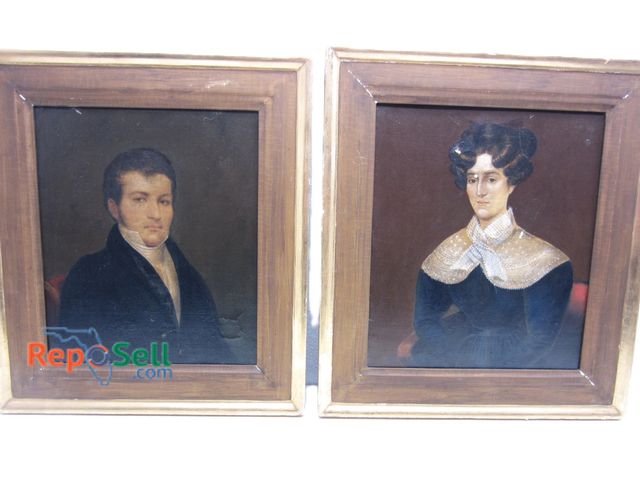 Lot 31-5170 - (2) Vintage Framed Original Art - Largest is 16" x 17 - No COA