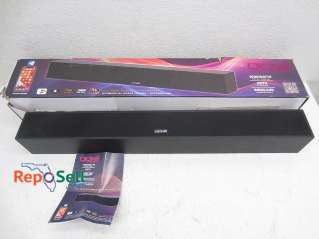 Lot 31-6176 - Dione Speaker 1000W, Bluetooth Compatible And Wireless 31" L