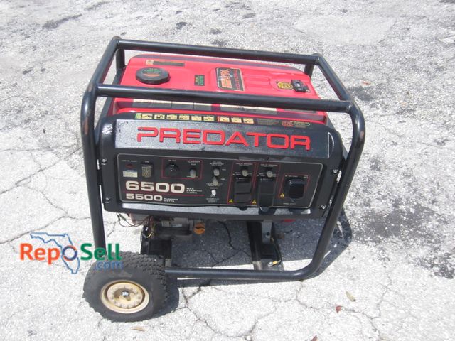 Lot 31-7114 - Predator 6500 Watt Gas Generator - Has Compression