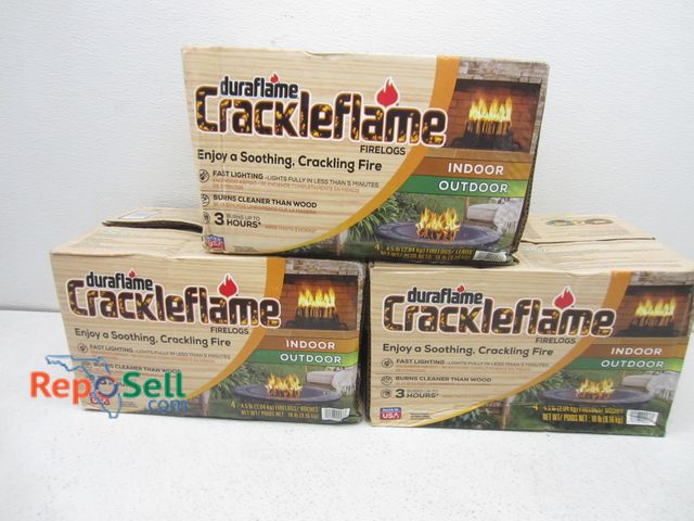 Lot 31-9070 - (3) new boxes of Duraflame fire logs, 54 lbs. total weight.