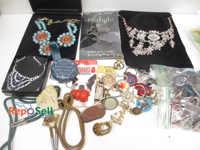 Lot 31-1014 - Lot of Necklaces, Keychains, Bolo Ties.