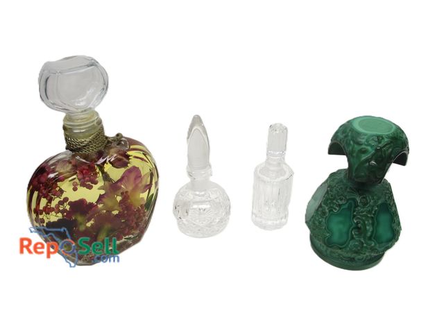 Lot 31-1508 - (4) Glass Bottles - (3) are Empty - None are Signed