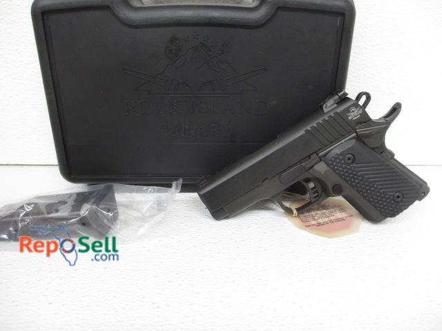 Lot 31-1101 - Rock Island M1911  3.10" Ported Barrel .45 Pistol with (1) Mag and Case - # RIA269xx - Consignor sta...