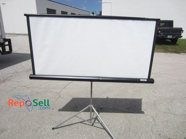 Lot 31-6462 - Apollo Pull Up Projection Screen And Stand 63" W