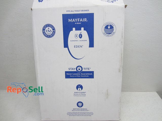 Lot 31-9119 - NOS Mayfair Eden Toilet Lid Elongated #1713ECA