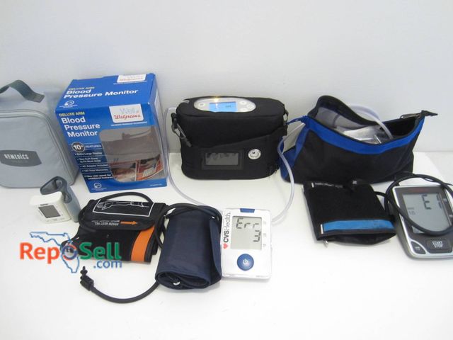 Lot 31-9064 - Medical Devices Including Blood Pressure Monitors And Oxygen Concentrator:Â Includes Multiple Blood ...