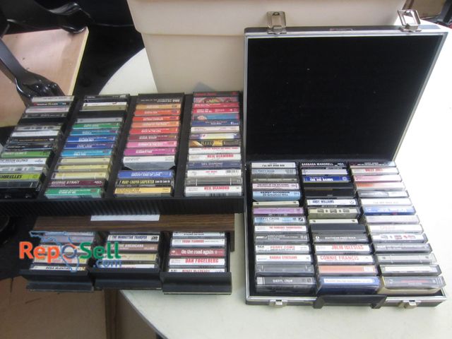 Lot 31-2115 - Approx (150) Cassette Tapes: Cream, Billy Joel, Rock &amp; Roll Hall of Fame, Streisand, etc.
