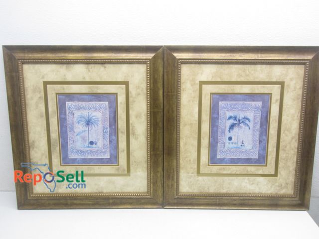Lot 31-9298 - (2) Framed Art, Signed, 20x22"
