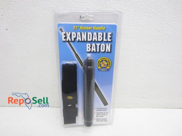 Lot 31-3276 - New 21" Rubber Handle Expandable Baton