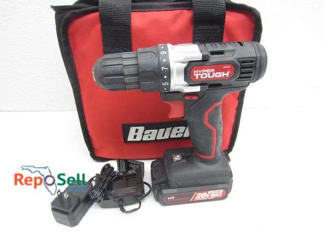 Lot 31-1031 - Hyper Tough 20V Drill With Battery, Charger And Tool Bag - Power On