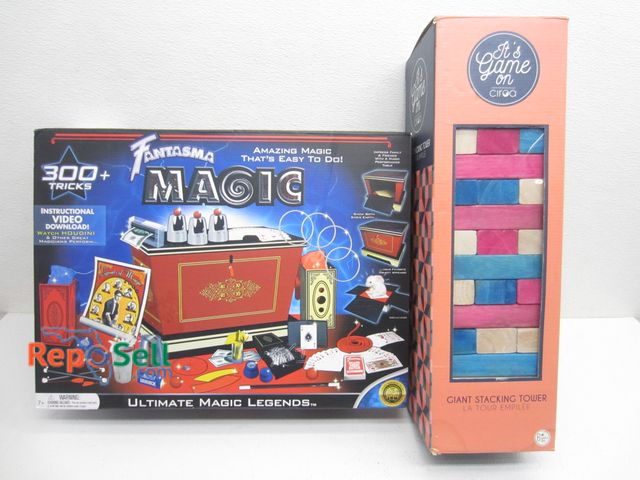 Lot 31-9066 - Fantasma Magic Kit &amp; Stacking Tower Game, Appear New