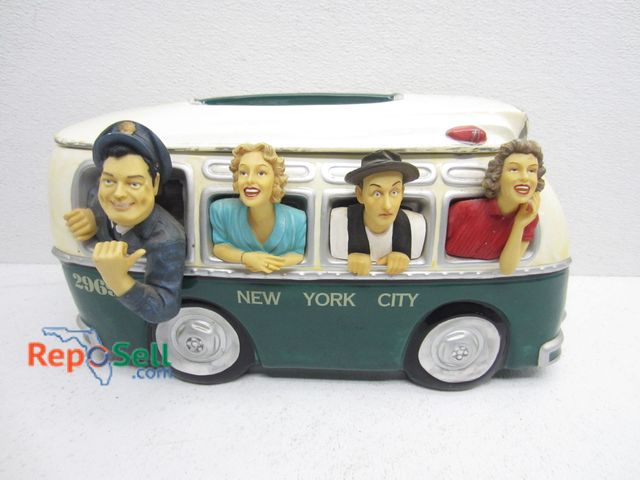 Lot 31-9161 - "The Honeymooners" Ceramic 1998 Bus Cookie Jar