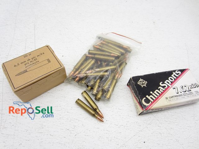 Lot 31-5263 - Various Ammo: 5.56mm, 7.62x39mm and 6.5 Mauser