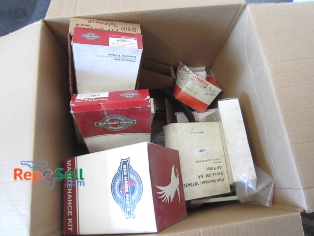 Lot 31-1158 - Maintenance Parts Including Red Hawk Kits, Yamaha Genuine Parts, Club Car 92-Up Air Filters, Belts, ...