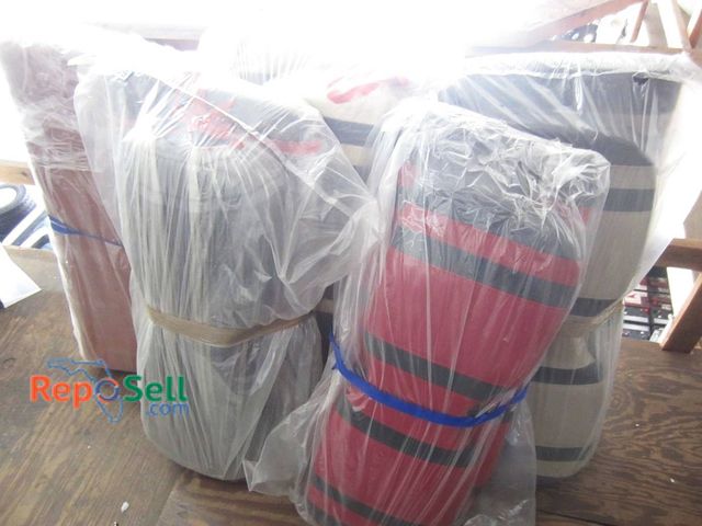Lot 31-1109 - (5) Icon Standard Golf Cart Cushion Seat Sets, Mixed Colors, New In Plastic Wrapping