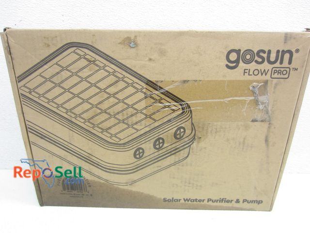 Lot 31-4255 - New Gosun Solar Water Purifier And Pump - Some Box Damage