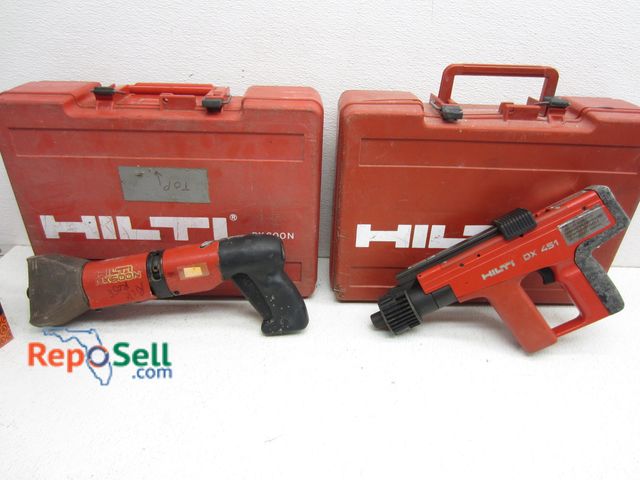 Lot 31-5458 - Hilti DX 600N &amp; DX 451 with Cases/Accessories (not tested)
