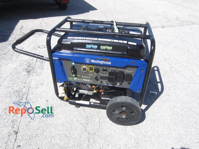 Lot 31-6290 - Westinghouse Dual Fuel Generator 7500/9500W - Has Compression