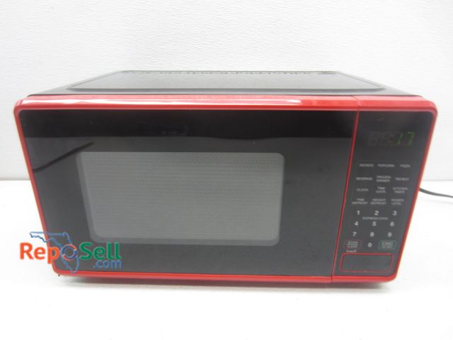 Lot 31-7141 - Red 700W Microwave - Powers On