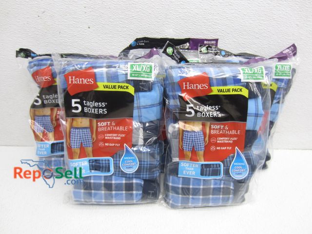 Lot 31-4397 - (25) New Hanes XL Tagless Boxers