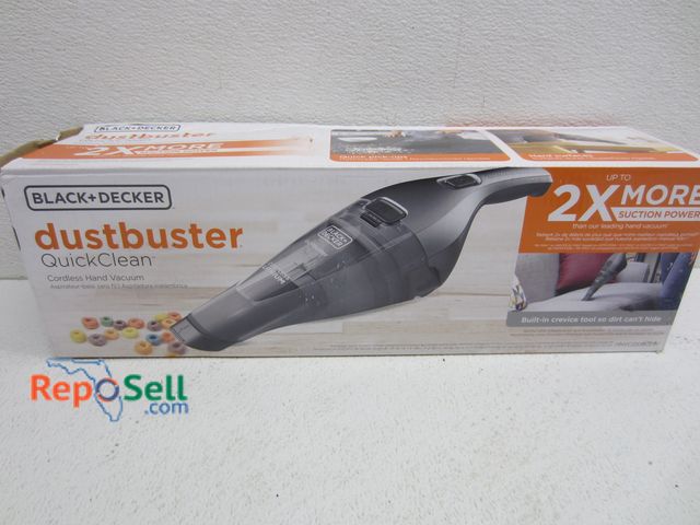 Lot 31-7207 - Black &amp; Decker Dustbuster QuickClean Cordless Hand Vac w/Accessories #HNVC22OBCZ01