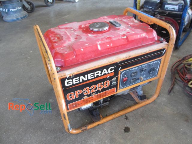 Lot 31-1305 - Generac GP3250 Gas Generator Featuring A 3250-Watt Running Capacity And 3750 Surge Watts. Equipped W...