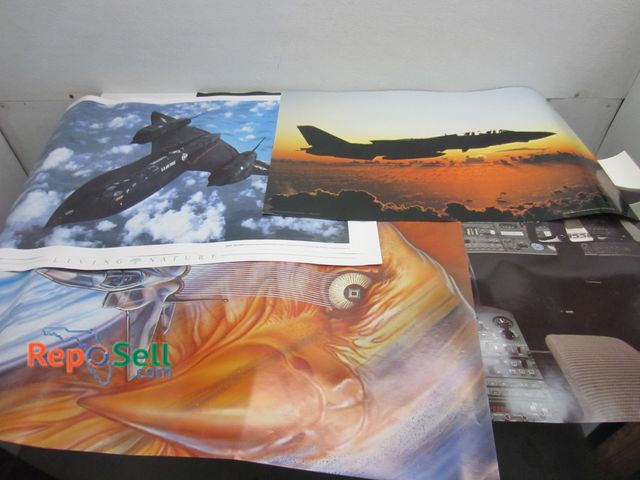 Lot 31-1273 - (5) Fighter Jet &amp; Airplane/Aircraft Posters, 36"x15"