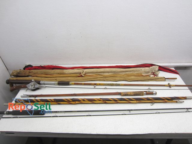Lot 31-6418 - (6) Vintage Fishing Rods, Most With Case: Super Caster, Lamiglas etc