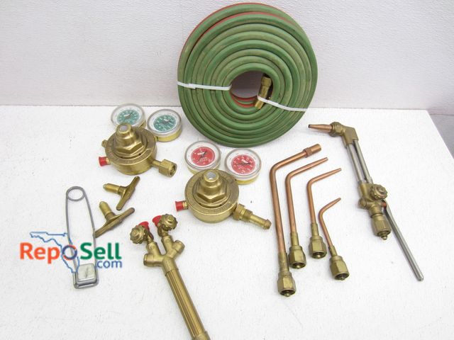 Lot 31-6063 - Acetylene Torch, Hose &amp; Gauges