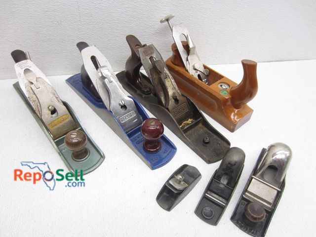 Lot 31-1297 - (7) Hand Planers: Craftsman, Sarqent, Tischler, etc.